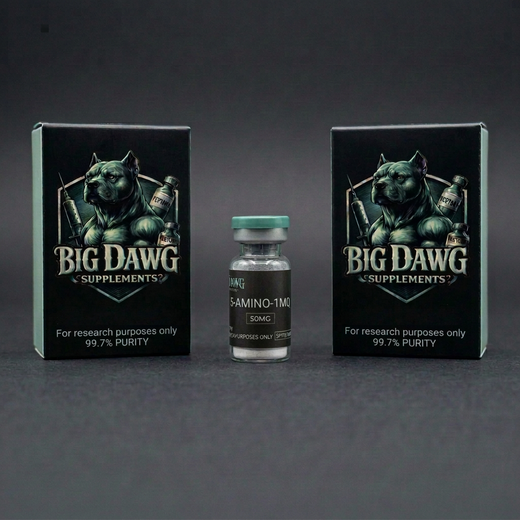 5-Amino-1MQ 50mg Big Dawg Supplements branded vial