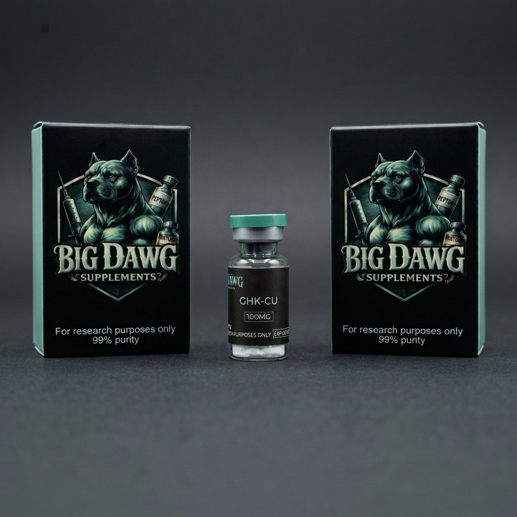 GHK-CU 100mg Big Dawg Supplements branded vial