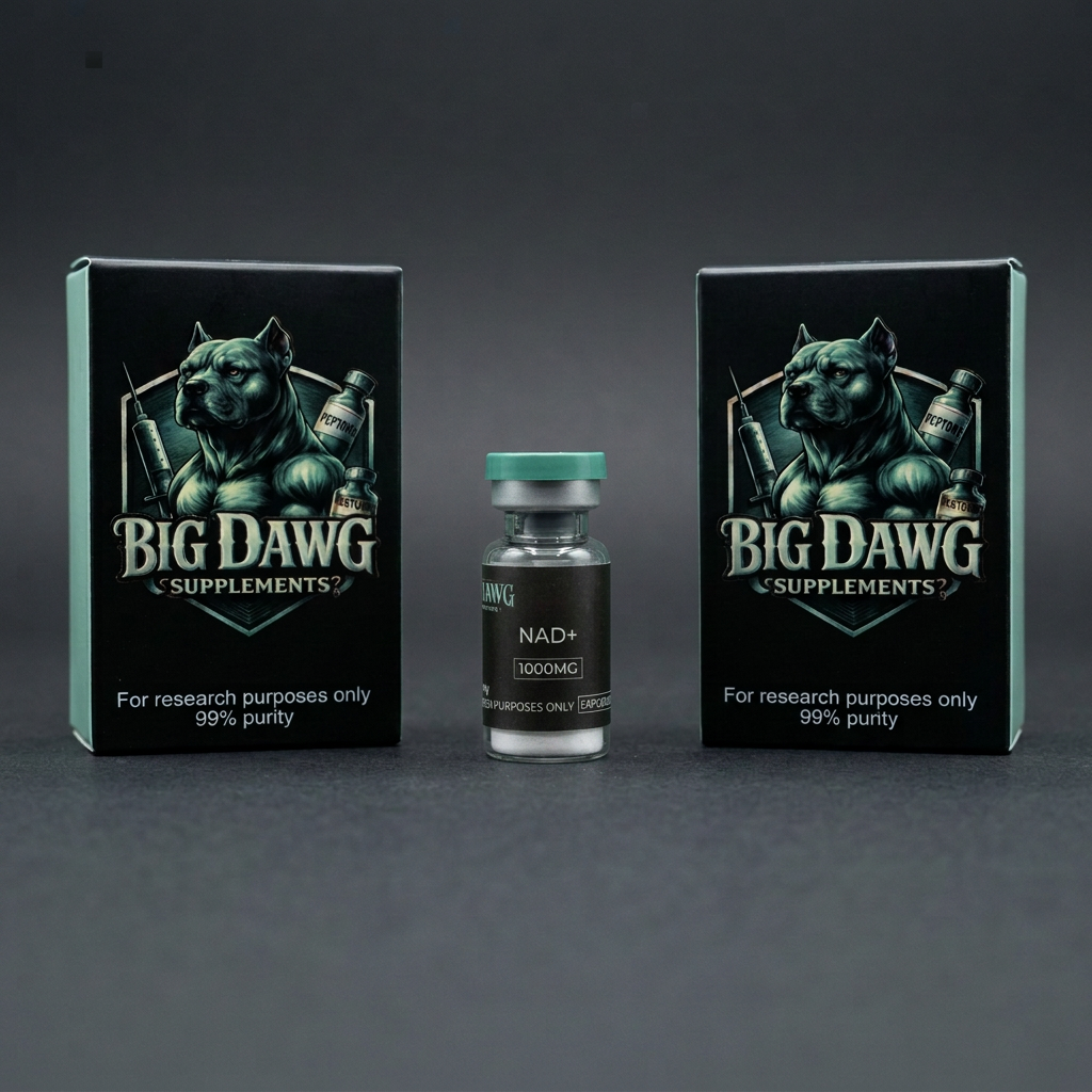 NAD+ 1000mg Big Dawg Supplements branded vial