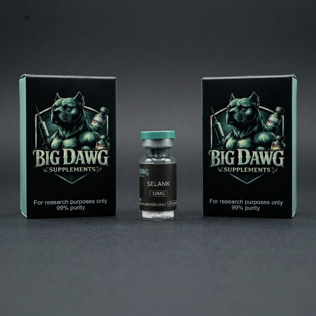 Selank 10mg Big Dawg Supplements branded vial