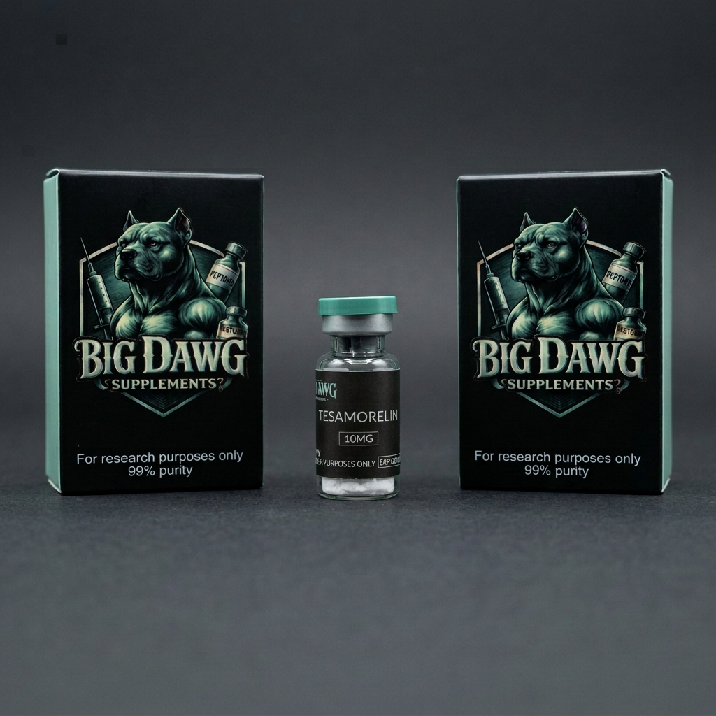 Tesamorelin 10mg Big Dawg Supplements branded vial